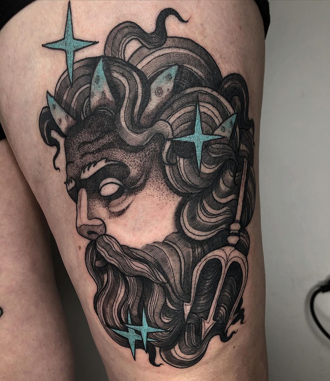 Poseidon tattoo meaning is pretty... - Elysian Tattoo Studio | Facebook